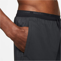 NIKE Dri-FIT Stride 5" Brief-Lined Laufshorts Herren black/black/reflective silv S