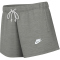 NIKE Sportswear Gym Vintage Shorts Damen dk grey heather/white M