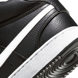 NIKE Court Vision Next Nature Mid-Top Sneaker Herren black/white-black 38.5