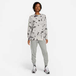 NIKE Sportswear Club Fleece Jogginghose Damen 063 - dk grey heather/white XS