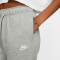 NIKE Sportswear Club Fleece Jogginghose Damen 063 - dk grey heather/white XXL