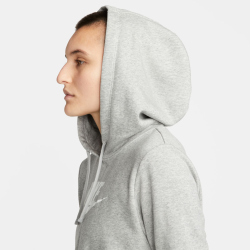 NIKE Sportswear Club Fleece Hoodie Damen dk grey heather/white XXL