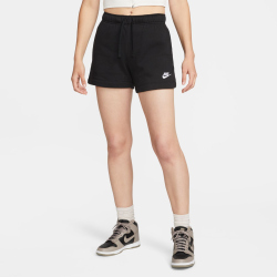 NIKE Sportswear Club Fleece Shorts Damen 010 - black/white XS