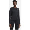NIKE Dri-FIT Crew langarm Lauf-Oberteil Damen 010 - black/reflective silv XL