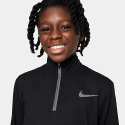 NIKE Dri-FIT Poly+ Trainingsoberteil Jungen black/reflective silv L (147-158 cm)