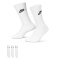 3er Pack NIKE Sportswear Everyday Essential Crew-Socken 100 - white/black 34-38