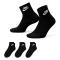 3er Pack NIKE Everyday Essential Ankle Socken 010 - black/white 34-38