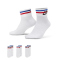 3er Pack NIKE Everyday Essential Ankle Socken white/black/game royal/university r 34-38