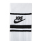 3er Pack NIKE Sportswear Everyday Essential Retro-Sportsocken 103 - white/black/black 34-38