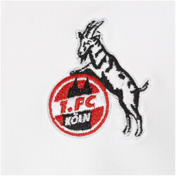 hummel 1. FC Köln 1/2-Zip Aufwärmjacke Kinder white/true red 116