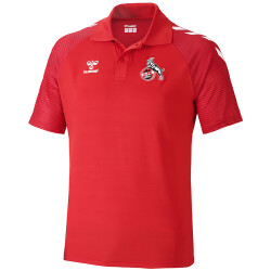 hummel 1. FC Köln Training Poloshirt true red S