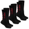 3er Pack hummel 1. FC K&ouml;ln Fundamental Sportsocken 22/23 black/red 35-38