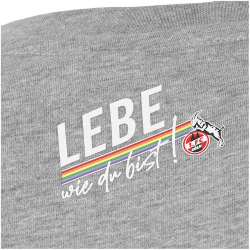 hummel 1. FC K&ouml;ln LEBE Fanshirt 22/23 Damen grey melange XXL