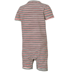 hummel 1. FC K&ouml;ln gestreifter Strampler/Schlafanzug f&uuml;r Babys white asparagus stripe 56