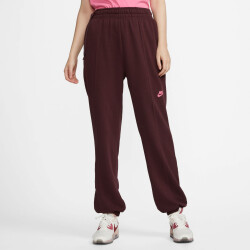 NIKE Sportswear Oversized Fleece Hose Damen burgundy crush S