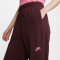 NIKE Sportswear Oversized Fleece Hose Damen burgundy crush S