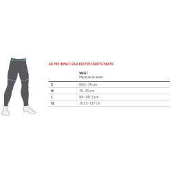 G-FORM Impact Liner gepolsterte Torwart-Unterziehshorts Herren black S