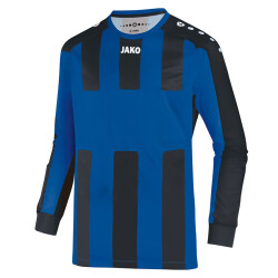 JAKO Milan langarm Trikot Kinder royal/schwarz 128
