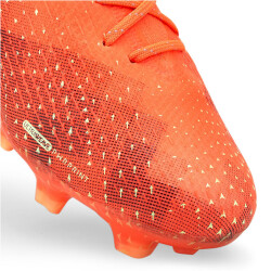 PUMA Ultra Ultimate FG/AG Fußballschuhe fiery coral/fizzy light/puma black 42.5