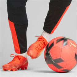 PUMA Ultra Ultimate FG/AG Fußballschuhe fiery coral/fizzy light/puma black 42.5