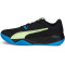 PUMA Eliminate Pro II Hallenschuhe PUMA black/fizzy light/ocean dive 40