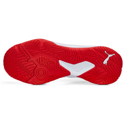 PUMA SolarSTRIKE II Hallenschuhe PUMA white/PUMA black/high risk red 47