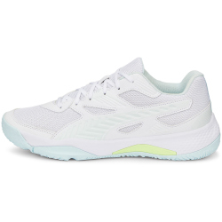 PUMA SolarFLASH II Hallenschuhe PUMA white/nitro blue/fizzy light 43
