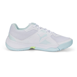 PUMA SolarFLASH II Hallenschuhe PUMA white/nitro blue/fizzy light 43