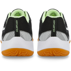 PUMA SolarFLASH II Hallenschuhe Kinder PUMA black/PUMA white/fizzy light/gum 31