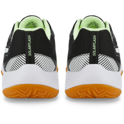 PUMA SolarFLASH II Hallenschuhe Kinder PUMA black/PUMA white/fizzy light/gum 34