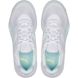 PUMA SolarFLASH II Hallenschuhe Kinder PUMA white/nitro blue/fizzy light 28