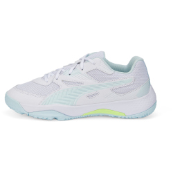 PUMA SolarFLASH II Hallenschuhe Kinder PUMA white/nitro blue/fizzy light 29