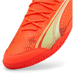 PUMA Ultra Ultimate Court Fußballschuhe Herren fiery coral/fizzy light/puma black 48.5