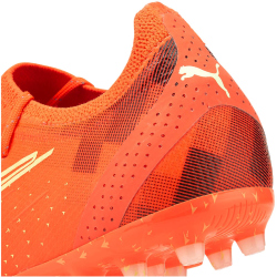 PUMA Ultra Ultimate MG Multi-Ground Fu&szlig;ballschuhe Herren fiery coral/fizzy light/puma black 42