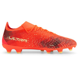 PUMA Ultra Match FG/AG Fußballschuhe Herren fiery coral/fizzy light/puma black 46