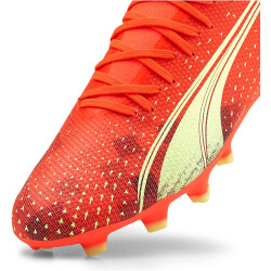 PUMA Ultra Match FG/AG Fußballschuhe Herren fiery coral/fizzy light/puma black 46