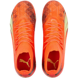 PUMA Ultra Pro FG/AG Fußballschuhe Kinder fiery coral/fizzy light/puma black 38.5