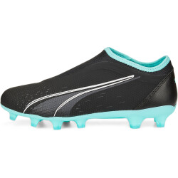 PUMA Ultra Match Laceless FG/AG Fußballschuhe Kinder PUMA black/PUMA white/elektro aqua 28