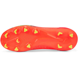 PUMA Ultra Match Laceless FG/AG Fu&szlig;ballschuhe Kinder fiery coral/fizzy light/puma black 28