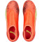 PUMA Ultra Match Laceless FG/AG Fußballschuhe Kinder fiery coral/fizzy light/puma black 29