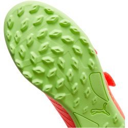 PUMA Future Z 4.4 TT Fu&szlig;ballschuhe mit Klettverschluss Kinder fiery coral/fizzy light/puma black/salmon 38
