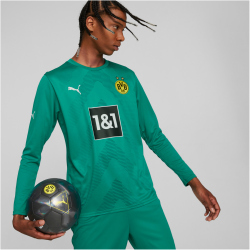PUMA BVB Borussia Dortmund langarm Torwarttrikot 2022/23 mit Sponsor Herren pepper green 3XL