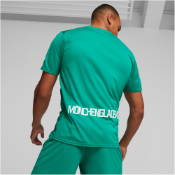 PUMA Borussia Mönchengladbach Auswärtstrikot 2022/23 mit Sponsor Herren pepper green/alpine green XL