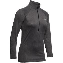 UNDER ARMOUR Tech Solid 1/2-Zip langarm Trainingsshirt Damen