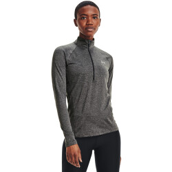 UNDER ARMOUR Tech Solid 1/2-Zip langarm Trainingsshirt Damen
