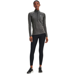 UNDER ARMOUR Tech Solid 1/2-Zip langarm Trainingsshirt Damen