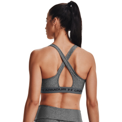 UNDER ARMOUR Mid Crossback Heather Sport-BH Damen