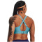 UNDER ARMOUR Infinity Mid Covered Sport-BH Damen