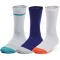 3er Pack UNDER ARMOUR HeatGear halbhohe Socken Kinder