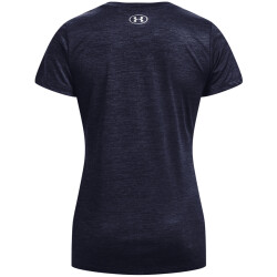 UNDER ARMOUR Tech Twist kurzarm Trainingsshirt Damen 410 - midnight navy/cadet/metallic silver XS